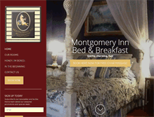 Tablet Screenshot of montgomeryinnbnb.com